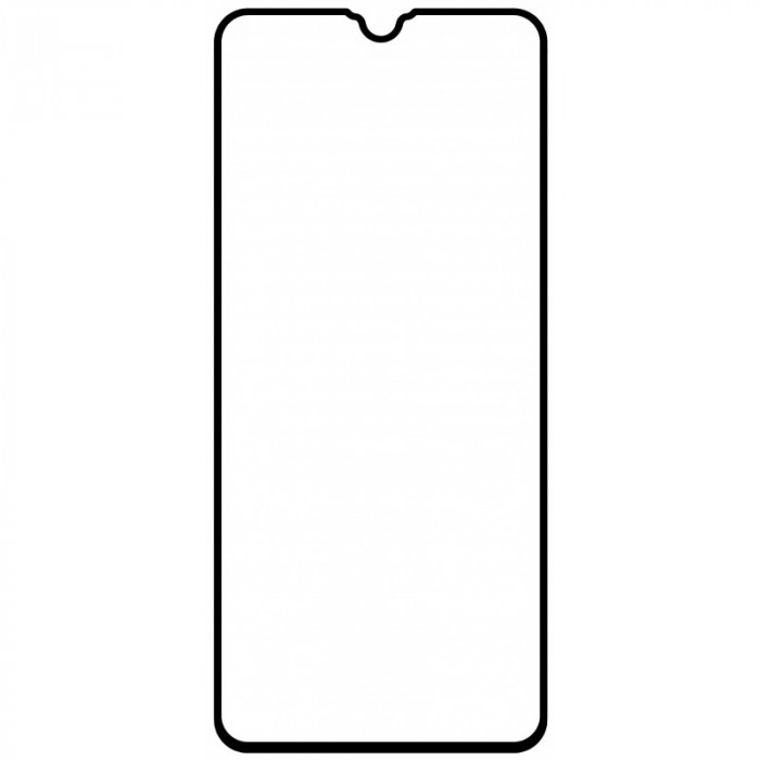 Folie Protectie Ecran OEM pentru Samsung Galaxy A42 5G, Sticla securizata, Full Face, Full Glue, 10D, Neagra