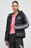 Cumpara ieftin Adidas geaca de puf femei, culoarea negru, de iarna