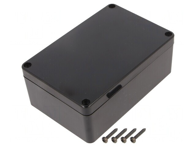 Carcasă Universală ABS Neagră IP65 70x105x40mm