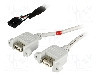 Cablu conector 5pin x2, USB A soclu x2, USB 2.0, lungime 0.5m, {{Culoare izola&amp;#355;ie}}, BQ CABLE - USBAJ-2