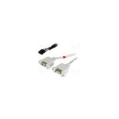 Cablu conector 5pin x2, USB A soclu x2, USB 2.0, lungime 0.5m, {{Culoare izola&#355;ie}}, BQ CABLE - USBAJ-2