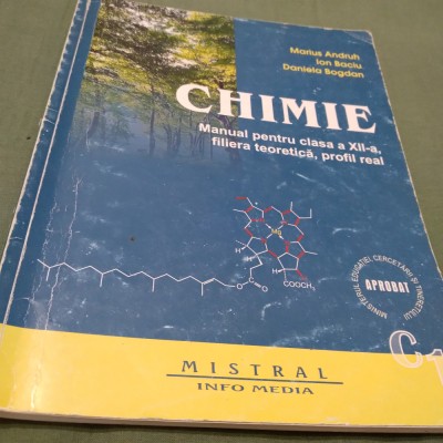 MANUAL CLASA XII CHIMIE MARIUS ANDRUH foto