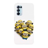 Husa compatibila cu Oppo Find X5 Pro model Minions Hearth, Silicon, TPU, Viceversa, Transparent, Carcasa