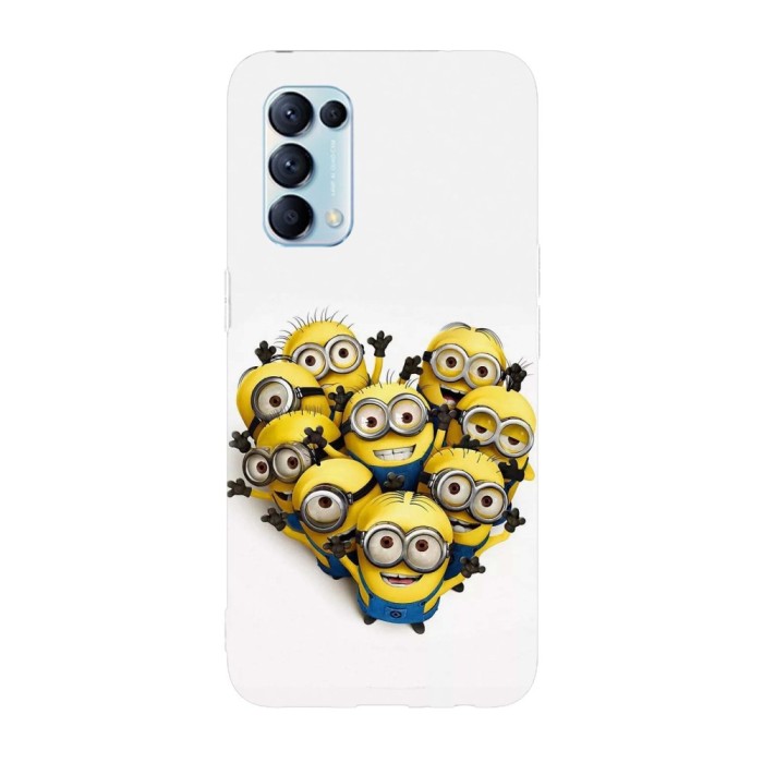 Husa compatibila cu Oppo Find X5 model Minions Hearth, Silicon, TPU, Viceversa