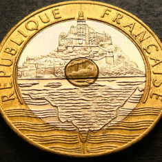 Moneda bimetalica 20 FRANCI - FRANTA, anul 1992 * cod 2002 A
