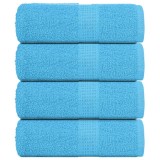 Cumpara ieftin Prosoape de baie 4 buc. FROGN turcoaz 30x30 cm 100% bumbac