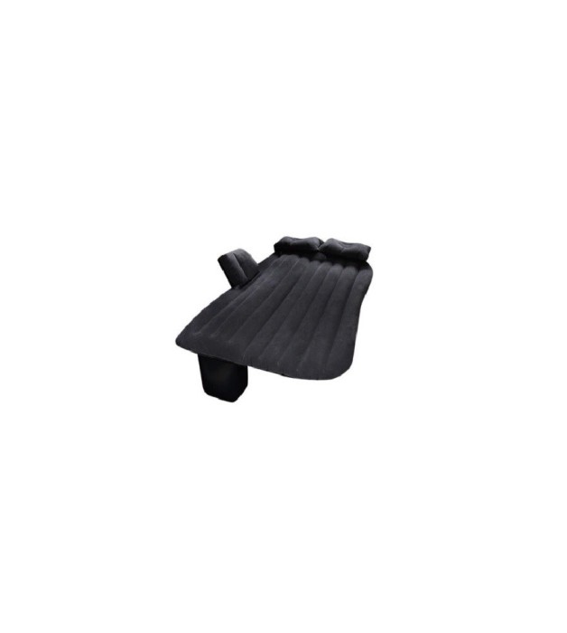 Saltea tip pat gonflabila pentru autoturisme cu pompa inclusa, negru 130 cm x 80 cm