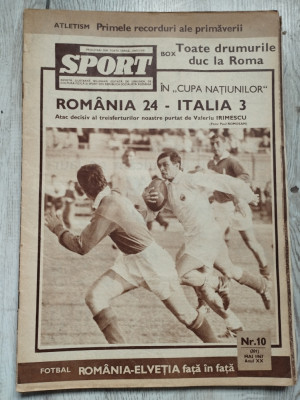 Revista SPORT nr. 10 (201) - Mai 1967 - Dinamo Bacau foto