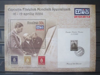 EFIRO 2024 Bucuresti:Colita dantelata MHN foto
