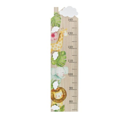 Metru pentru masurare inaltime copii, 70x20 cm, Lemn, ATU-088799 foto