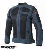 Cumpara ieftin Geaca (jacheta) femei pentru scuter - motocicleta Touring Seventy vara model SD-JT58 culoare: albastru/negru Albastru/negru M
