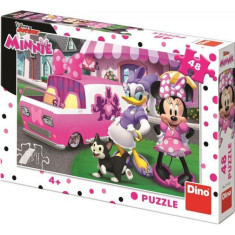 Puzzle - Minnie si Daisy (48 piese), 26.4 x 18.1 cm, 4 - 8 ani