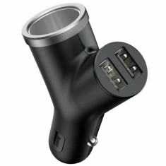 Incarcator pentru Masina 2xUSB, Bricheta Baseus (CCALL-YX01) foto