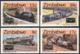 Zimbabwe 1985 - Locomotive, trenuri, cai ferate, serie neuzata