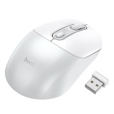 Cumpara ieftin Mouse Wireless Hoco GM28, 2.4G, Alb Gri