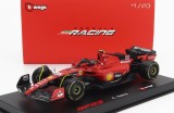 Model Auto Bburago Ferrari SF-23 Carlos Sainz #55 2023 Scala 1:43 Signature