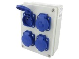 Tablou electric IP44 pentru perete - Priză x4