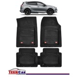 Covorase Auto TeamCar&reg; Tip Tavita Compatibile Toyota RAV4 Generatia IV (2013&ndash;2018) Negru Material Rezistent, Cauciuc