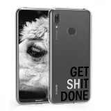 Husa pentru Huawei Y7 (2019) / Y7 Prime (2019), Silicon, Transparent, 47659.04, Carcasa, Kwmobile