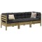 Gossi set mobilier de gradina cu perne, 5 piese, lemn de pin tratat