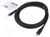 Cablu USB 3.2 USB C Goobay 3m negru 10Gbps