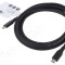 Cablu USB 3.2 USB C Goobay 3m negru 10Gbps