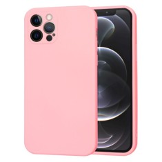 Husa pentru iPhone 12 Pro - Techsuit SoftFlex - Chalk Pink foto