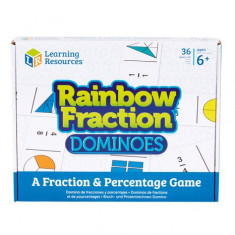 Rainbow Fraction joc domino invatare fractii foto