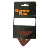 Cumpara ieftin Set 5 abrazive/smirghel cu scai cu gauri triunghi, P100, 93x93x93 mm, Germa Flex