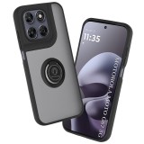 Husa Motorola Moto G67 Asteroid GSM Glinth cu inel suport stand magnetic, negru