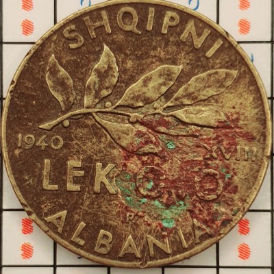 Albania 0.10 leke 1940 - km 28 - A009 foto