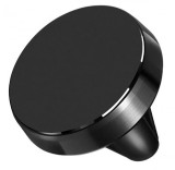 Suport telefon auto magnetic, clema prindere, plastic, 3 x 3,5cm, negru