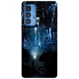 Husa compatibila cu Motorola Edge 20 Lite model upside down, Silicon, TPU, Viceversa, Transparent, Carcasa
