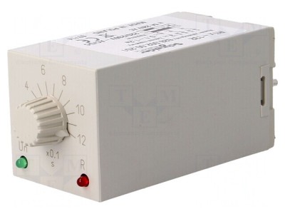 Timer DPDT 230VAC 5A 0.1-1.2s foto