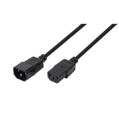 CABLU alimentare LOGILINK 1.8m, intrare C14, iesire C13, 10A, testat VDE, black, &amp;quot;CP091&amp;quot; (timbru verde 0.08 lei) foto