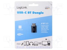 Adaptor Bluetooth USB-C LOGILINK 3Mbps 20m Bluetooth 5.3