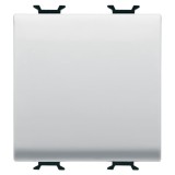 Intrerupator cap cruce simplu Gewiss Chorus GW10101, modular - 2, incastrat, alb