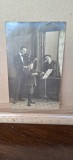 Lot 5 fotografii vechi 1915&ndash;1930 &ndash; &bdquo;FOTO LUX&rdquo; București &ndash; familia Bauknecht &ndash; copii, muzică &ndash; CP