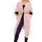 B378-5 Cardigan maxi cu maneci trei sferturi