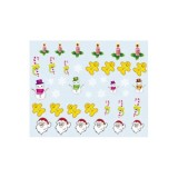 Stickere nail art cu model de Crăciun - 039, INGINAILS