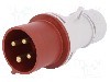 Conector alimentare AC, IEC 60309, IP44, 32A, 400V AC, 4 pini, PAWBOL - B.1031