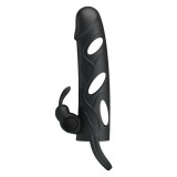 Manson / Extensie Penis Cu Vibratii, Negru