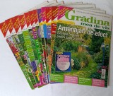 Revista Gradina Mea de Vis, Serie Completa 12 Numaruri, Anul 2008, Format 21x27 cm, Stare Foarte Buna