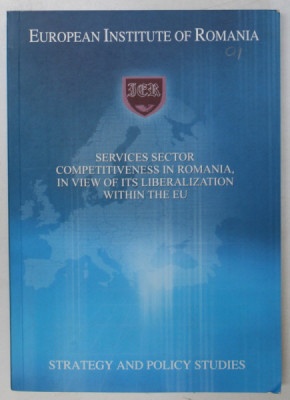 SERVICES SECTOR COMPETITIVENESS IN ROMANIA , IN VIEW OF ITS LIBERALIZATION WITHIN THE EU , by ANA BOBIRCA ...DRAGOS NEGRESCU , 2007, EDITIE BILINGVA R foto