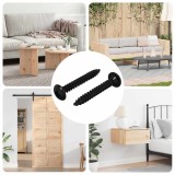 vidaXL Cuie cu filete 2 pcs Negru M4 x 28 mm Oțel 864514