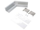 Conector 120&deg; Aluminiu Argintiu Anodat VARIO30-07