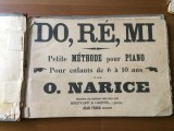 Do, Re, Mi petite methode pour piano Mica metoda pentru pian pentru copii &icirc;ntre 6 si 10 ani O. Narice carte muzica manual pian bilingva