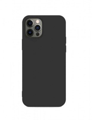 Husa Telefon Silicon iPhone 12 / 12 Pro 6.1 Matte Black foto