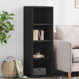 VidaXL Dulap &icirc;nalt, negru, 40x41x124 cm, lemn prelucrat