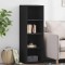 vidaXL Dulap &icirc;nalt, negru, 40x41x124 cm, lemn prelucrat 846384